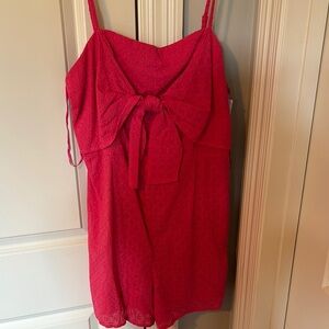 June & Hudson Pink Romper